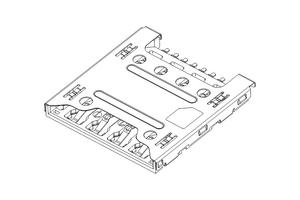 Держатель Micro-SIM карты SN-M397